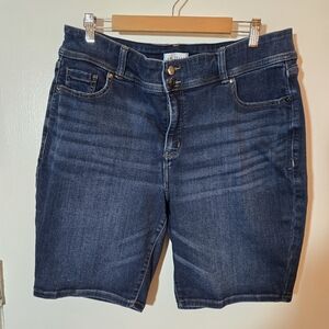 Lane Bryant- Dark Blue Denim Shorts